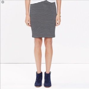 COPY - Madewell City Striped Pencil Skirt